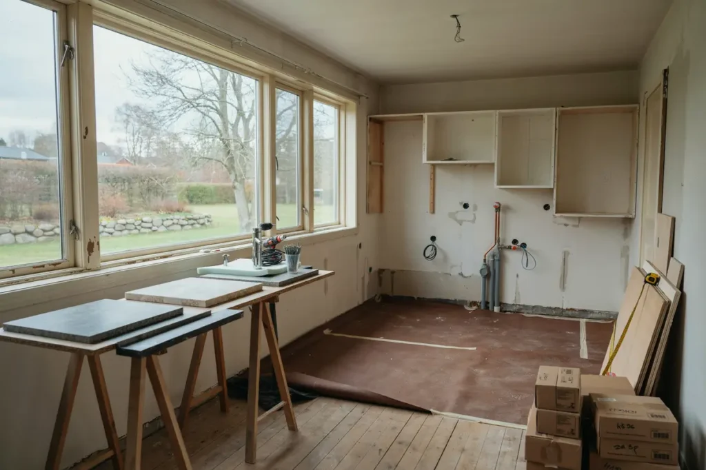 k ksrenovering i villa smart planering vanliga budgetf llor och r tt arbetsordning